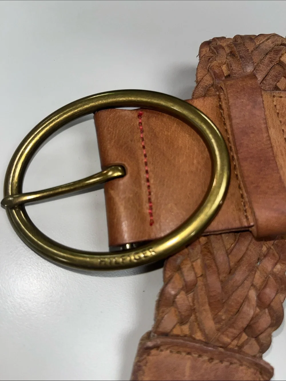 Tommy Hilfiger braided leather